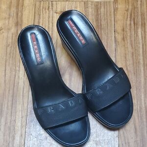 Prada Women's Elegant Black Sandals